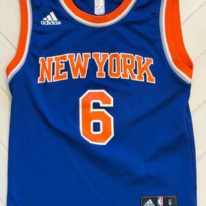 Adidas Kids New York Blue and Orange Jersey